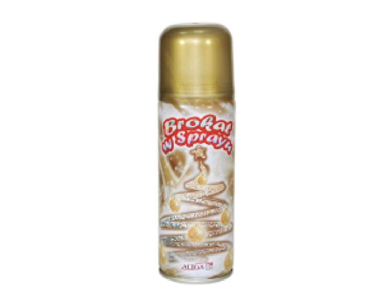 Krāsa smidzināma 250ml, zelta ar gliteriem, GS-150ZL