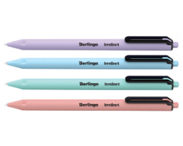 Pildspalva lodīšu aut., 0.7mm, zila, mix kr., Instinct , Berlingo, BER 15289