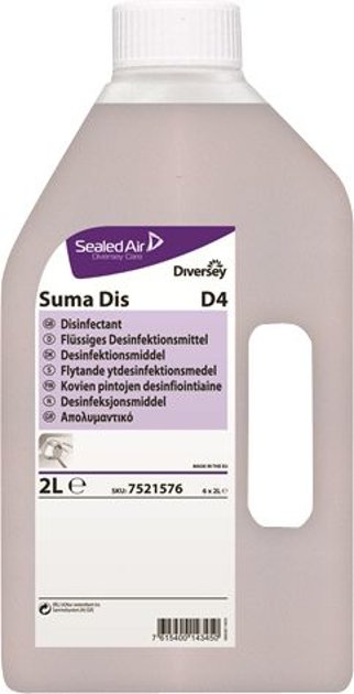 Koncentrēts dezinfekcijas tīrīšanas līdzeklis SUMA DIS D4