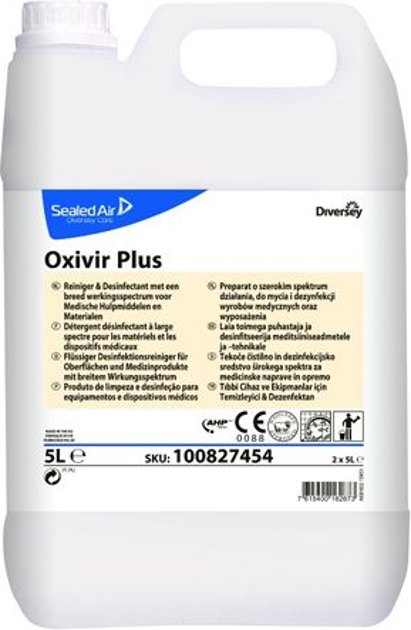 Virsmu tīrīšanas un dezinfekcijas līdzeklis OXIVIR PLUS