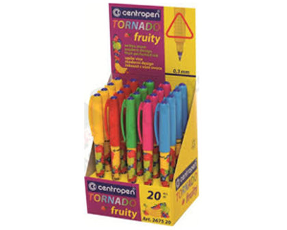 Pildspalva rolleris, 0.3mm, zila, aromatizēta, Tornado Fruity, Centropen