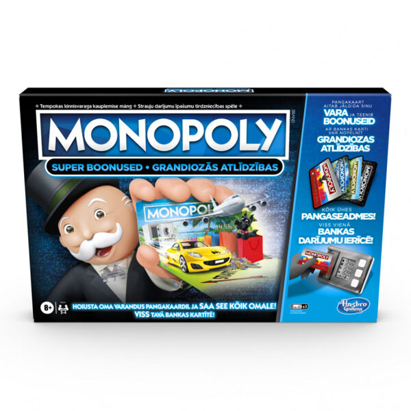 MONOPOLY Galda Spēle Grandiozās Atlīdzības (Latviešu val.)