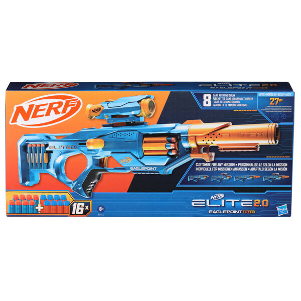 NERF Elite 2.0 Rotaļu ierocis Eaglepoint RD 8