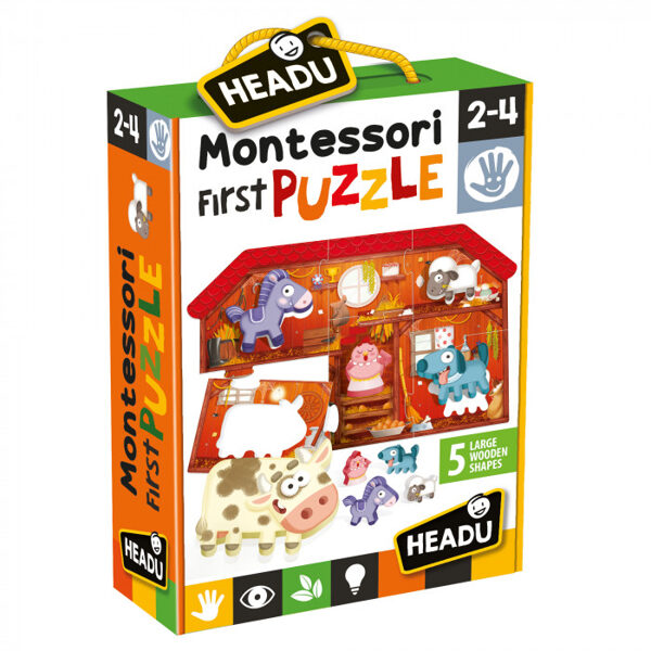 HEADU Montesori pirmā puzle - Ferma