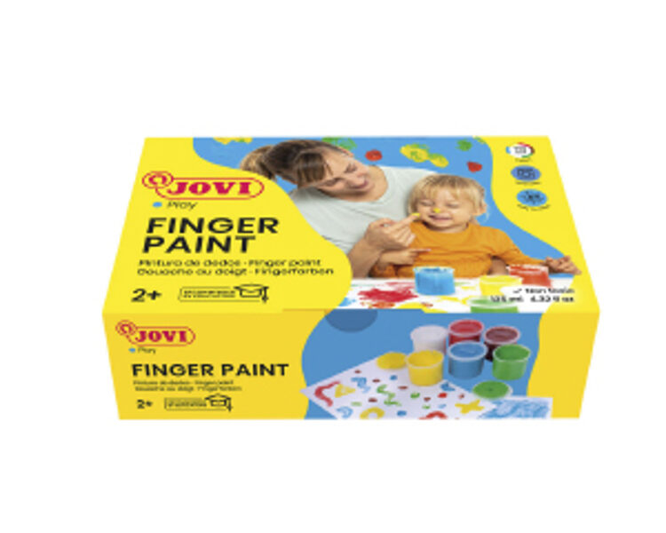 Pirkstiņkrāsas JOVI, 6 krāsas, 125ml.