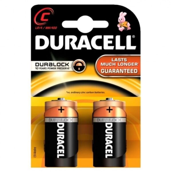 Duracell MN 1400 Basic C (LR14) Blistera iepakojumā 2gb.