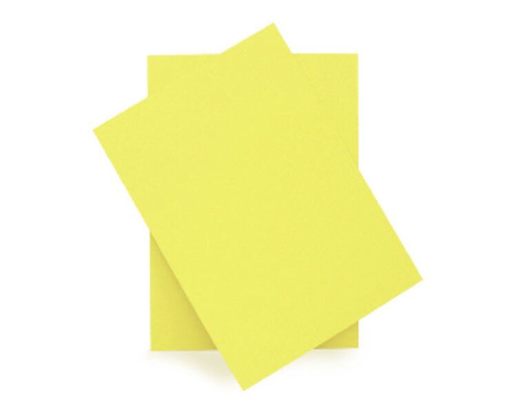 Papīrs krāsains A4, 80g/m2, Image, 50loksnes, dzeltens 