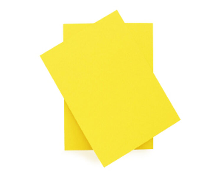 Papīrs krāsains A4, 160g/m2, Image, 50loksnes, dzeltens 