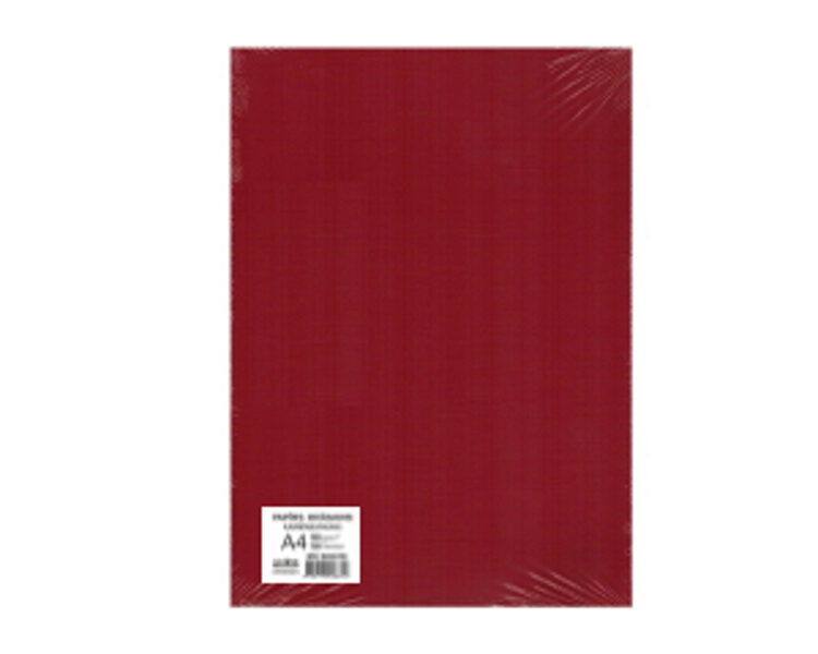 Papīrs krāsains A4, 90g/m2, 50loksnes, karmīnsarkans 