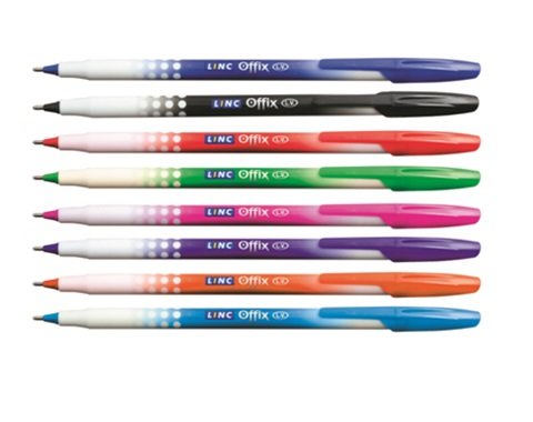 Pildspalva lodīšu, 0.33mm, Linc Offix, dažādas krāsas