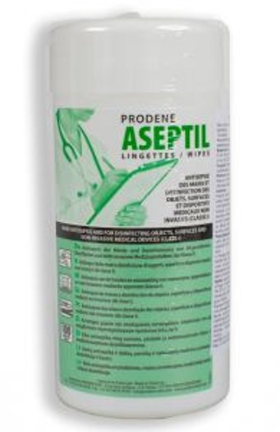 Dezinfekcijas salvetes "Aseptil", 100 gab
