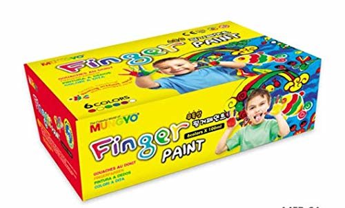 Pirkstiņkrāsas Mungyo, 6 krāsas, 100ml. TT 82125