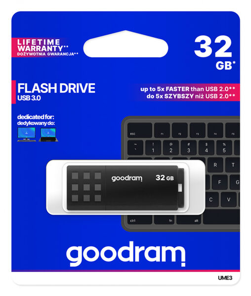 GoodRam 32GB UME3 USB 3.0 Black
