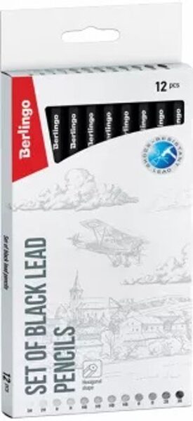 Zīmuļu komplekts 3H-3B, Berlingo