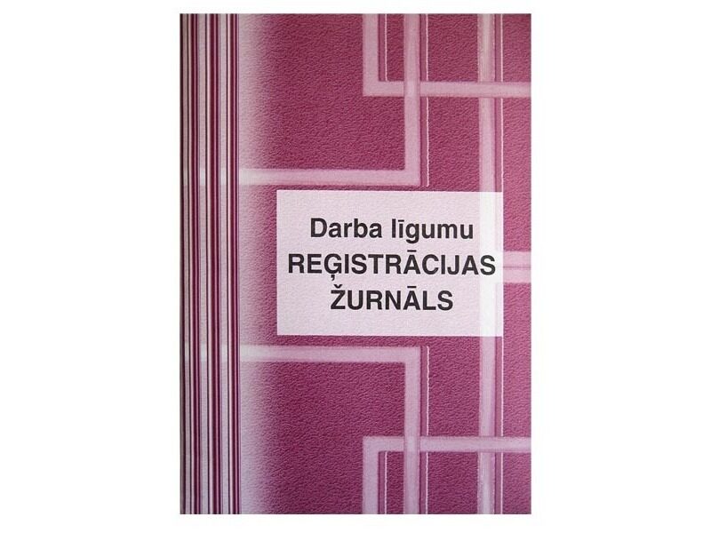 Darba līgumu reģistrācijas žurnāls, A4Z, 48 lapas 
