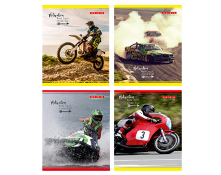 Klade standarta 48 lapas, 165*205mm, rūtiņu, Sports, Osiris, JT 0075