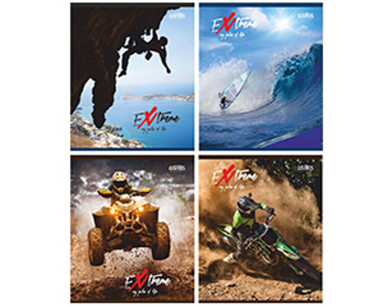 Klade standarta 48 lapas, rūtiņu, Extream, Osiris, JT 7089