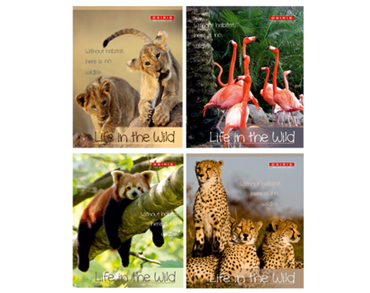 Klade standarta 48 lapas, rūtiņu, Life in the Wild, Osiris, JT 1308