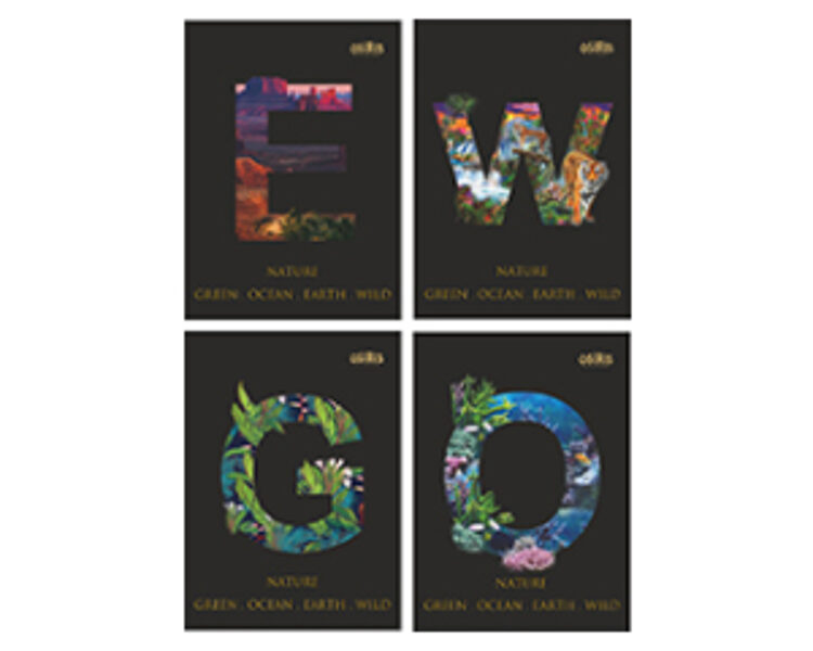 Klade standarta 96 lapas, rūtiņu, Nature, Osiris, JT 8642