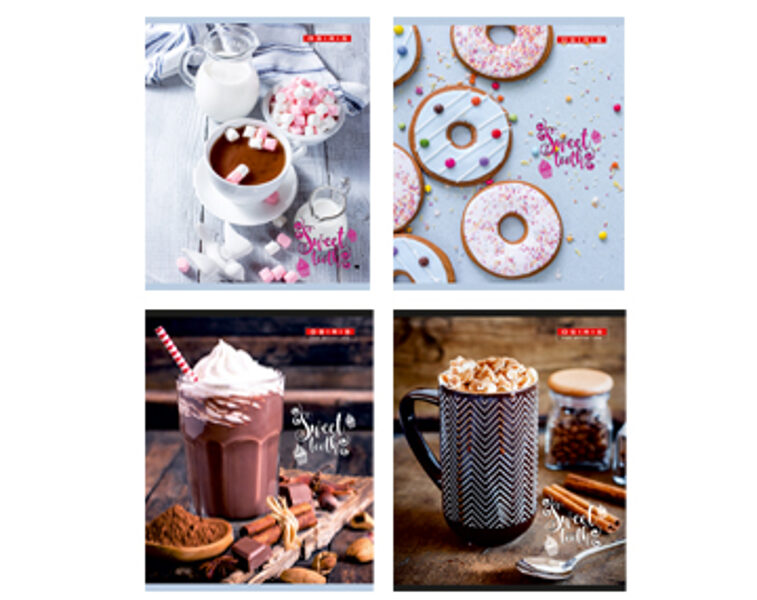 Klade standarta 96 lapas, rūtiņu, Sweet Tooth, JT 5696