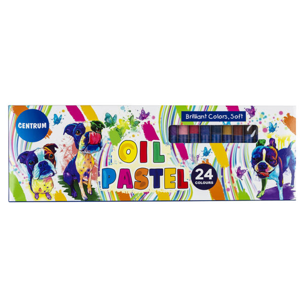 Oil pastel krītiņi 24kr. ZOO, 80591