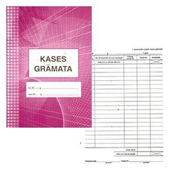  Kases grāmata, A5, 23 komplekti 