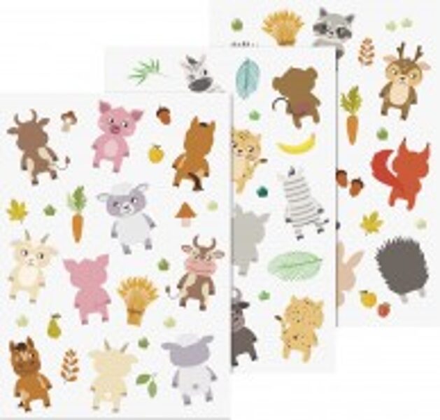 Dekoratīvas uzlīmes logiem Dzīvnieki