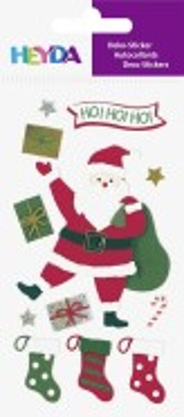 Dekoratīvas uzlīmes Ziemassvētku vecītis