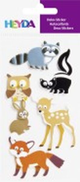 Dekoratīvas uzlīmes Meža dzīvnieki