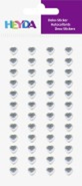 Uzlīmes ar kristāliņiem Caurspīdīgas sirsniņas, 48gab.