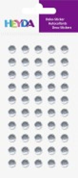 Uzlīmes ar kristāliņiem Caurspīdīgas aplīši, 50gab.