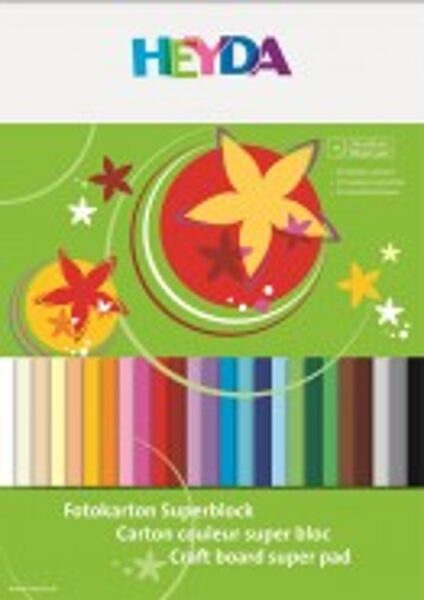 Krāsaina kartona komplekts 24x34cm, 300gsm, 25gab. 204772509