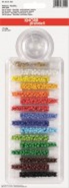 Pērlīšu izlase ar piederumiem 5mm, necaurspīdīgas